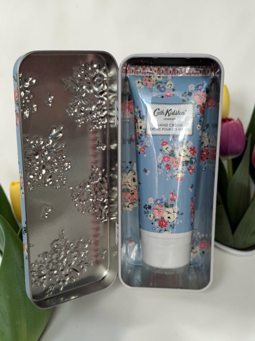 Cath Kidston Honeysuckle & Cornflowers Hand Cream with Floral Tin Gift Set 3.4